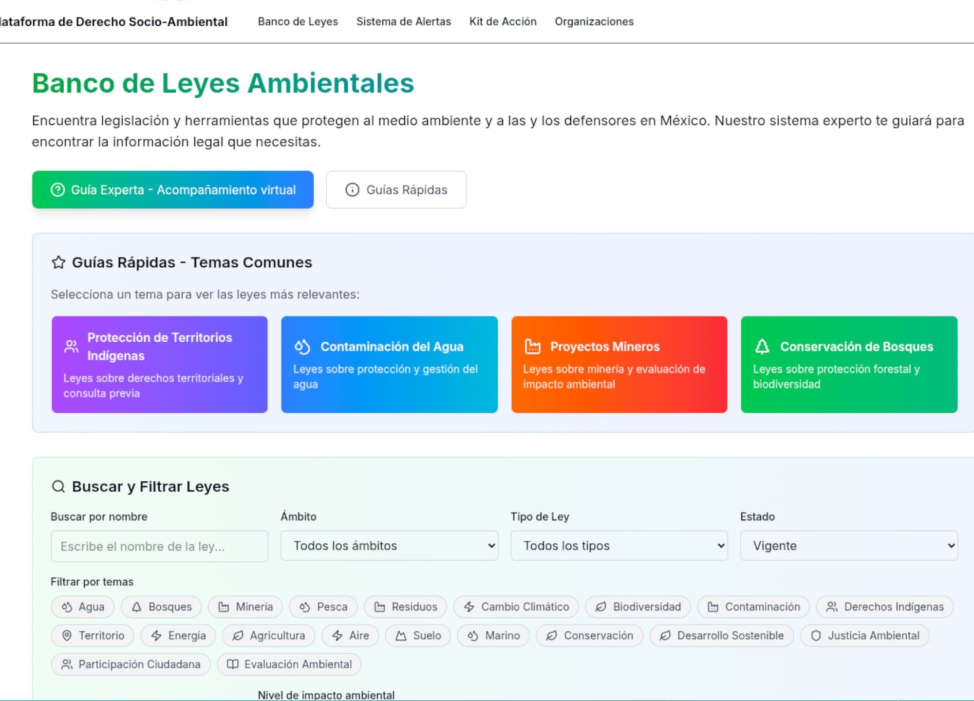 Plataforma socioambiental de defensa de derechos